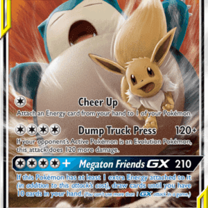 Variation #26201 of Eevee & Snorlax GX – Team Up – 120